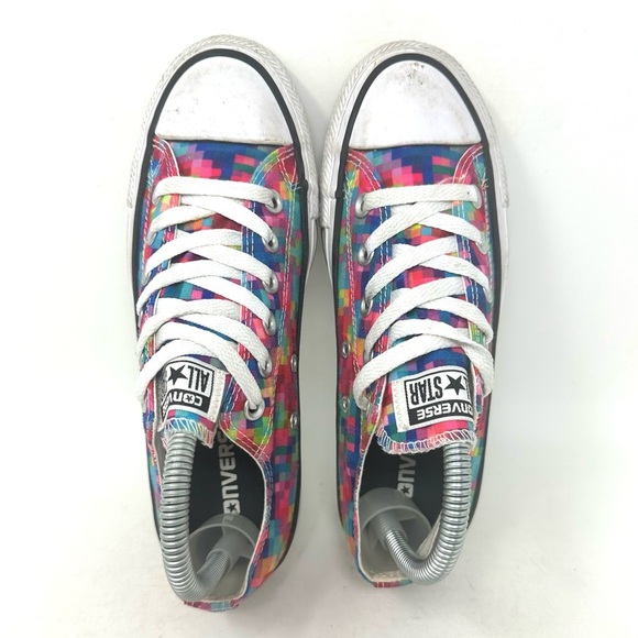 Converse Chuck Taylor All Star Sneaker Multicolor Square Womens 6 - Picture 6 of 8